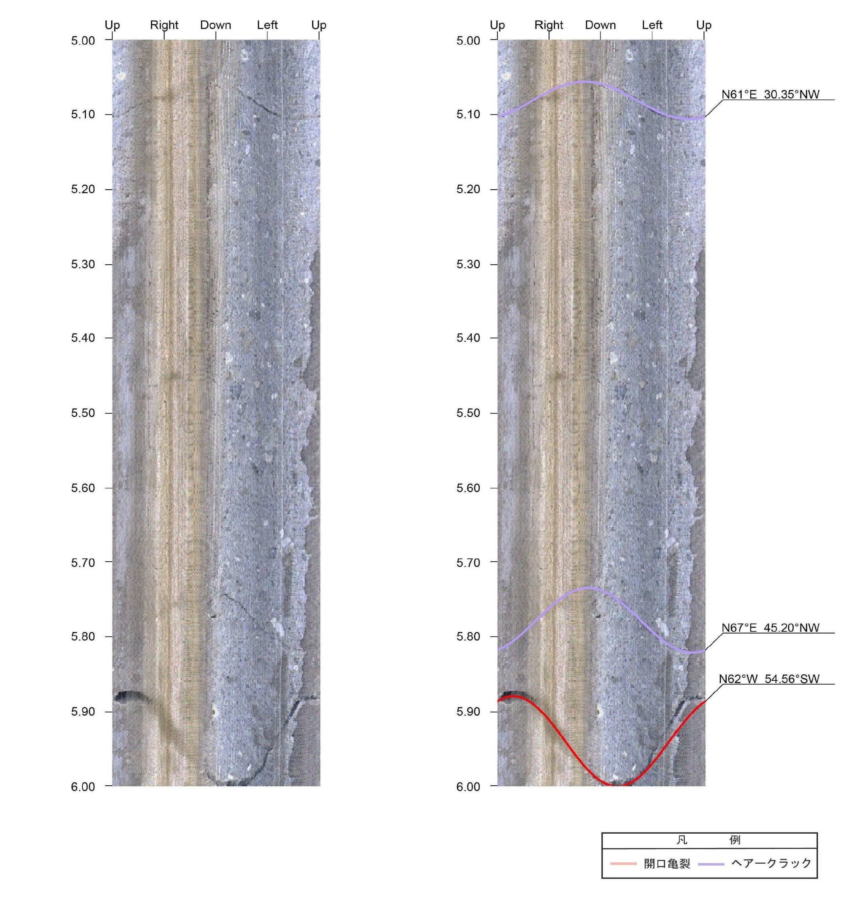 各種物理検層の測定例4
