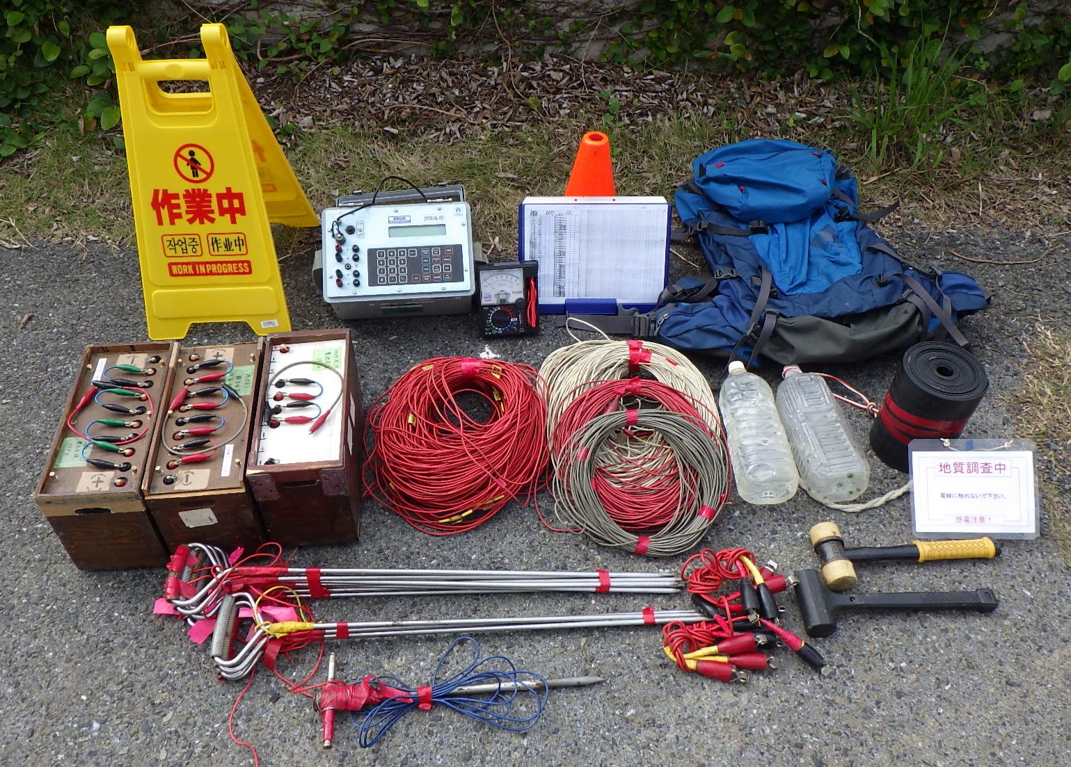 電気探査の測定例1