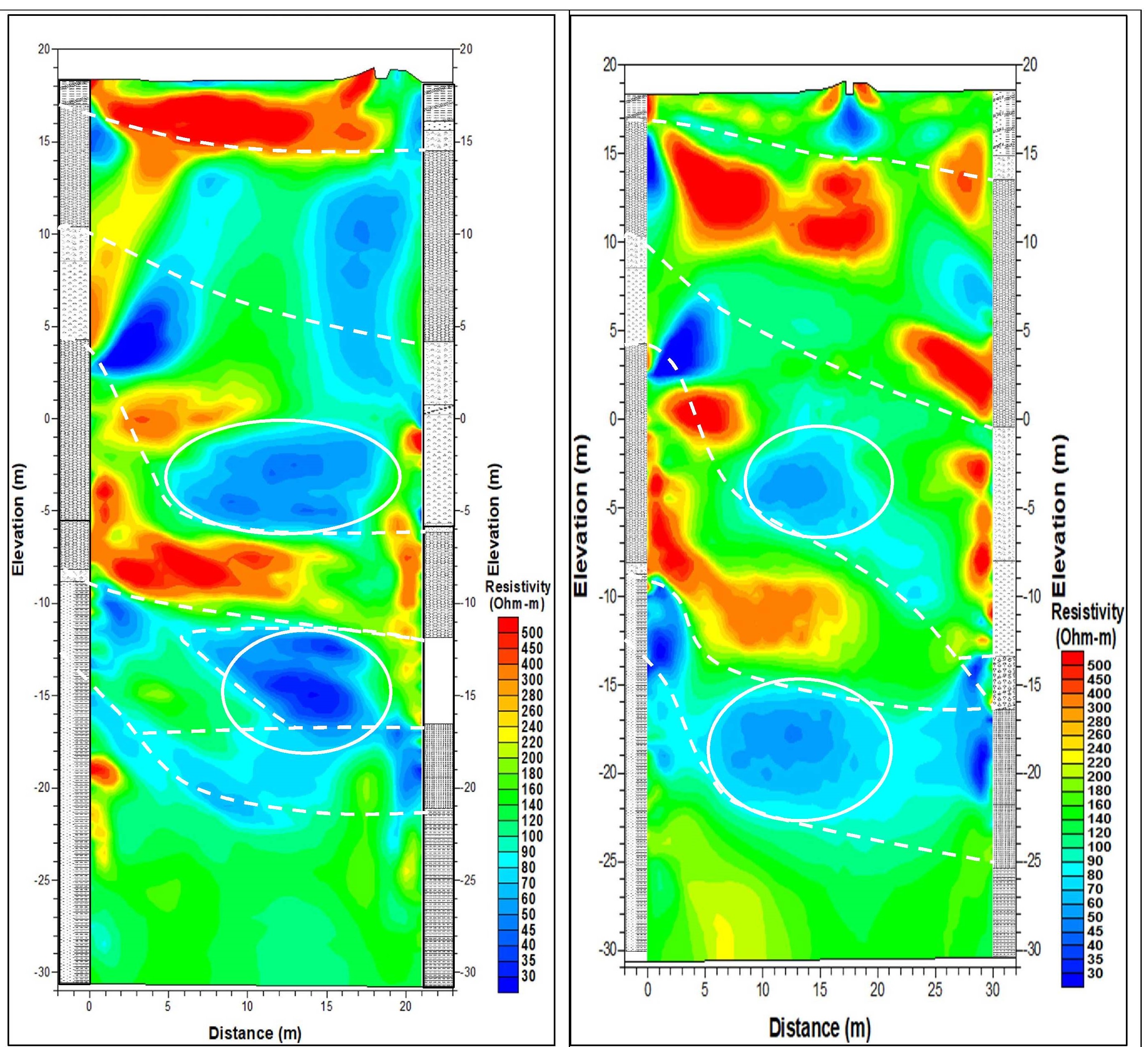 電気探査の測定例4