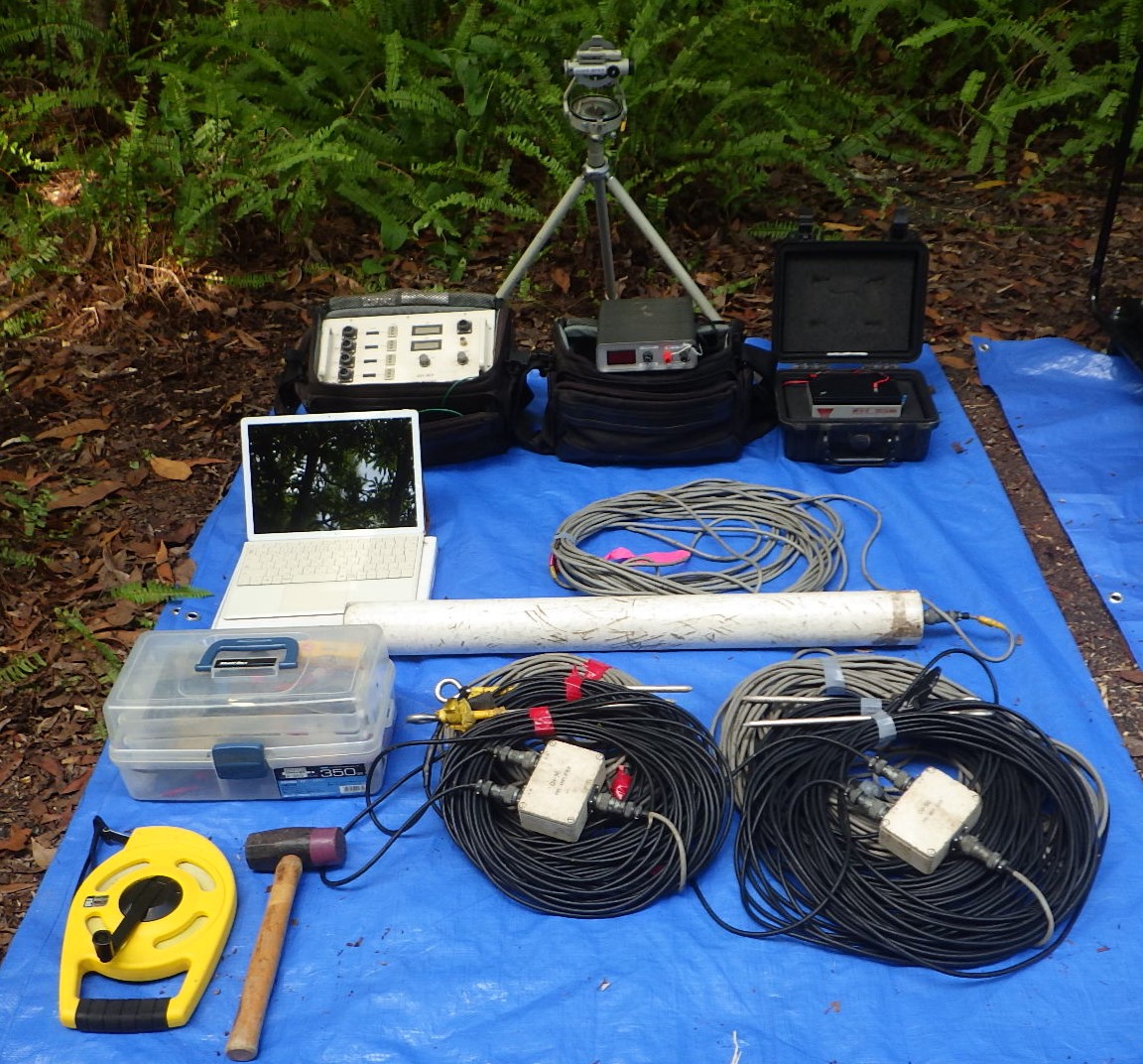 電磁探査の測定例1