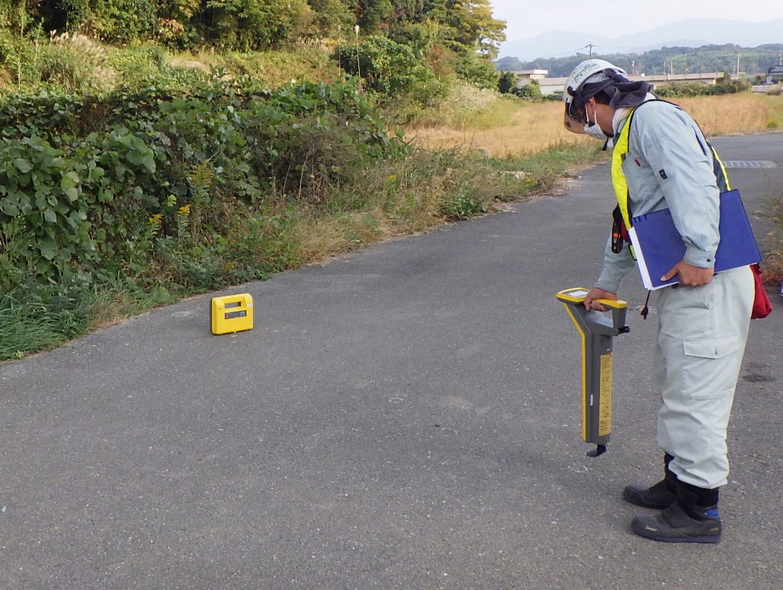 地中レーダ探査の測定例4