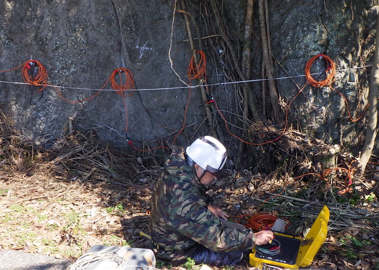 弾性波探査の測定例2