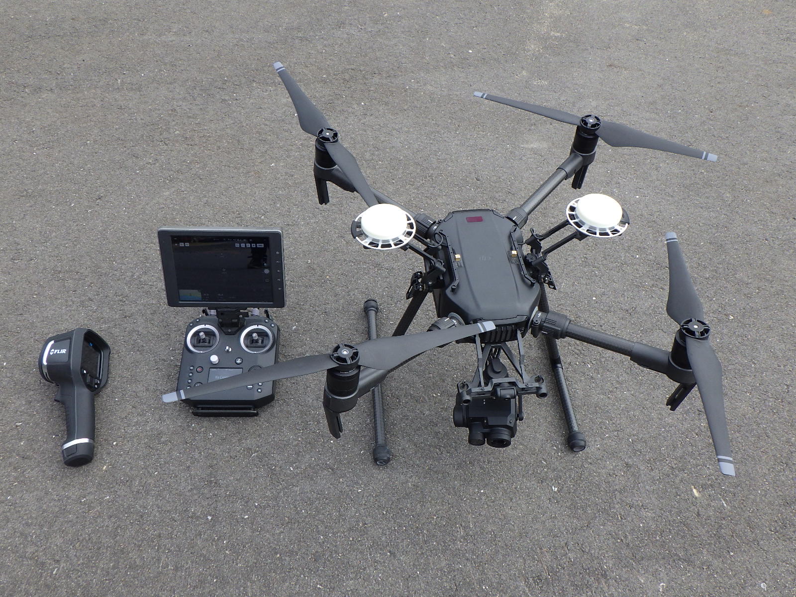 赤外線探査の測定例1